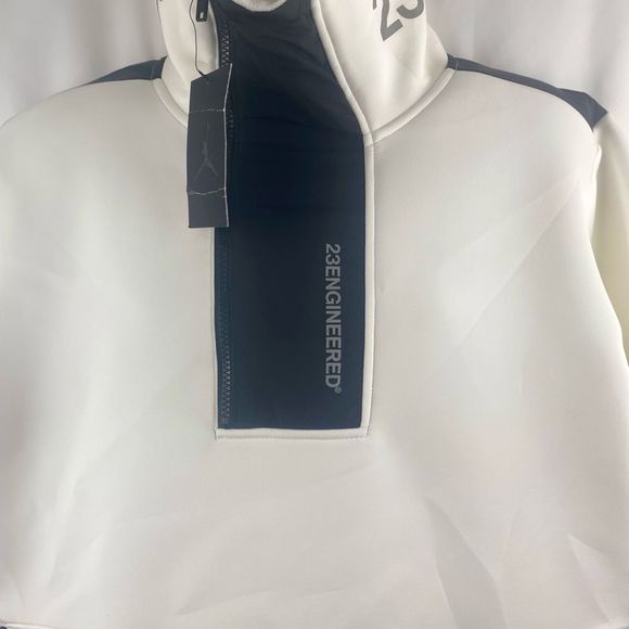Jordan 23 Engineered Fleece Jumpman Mock 1/4 // BQ5737-100 / Medium // New - Picture 3 of 12